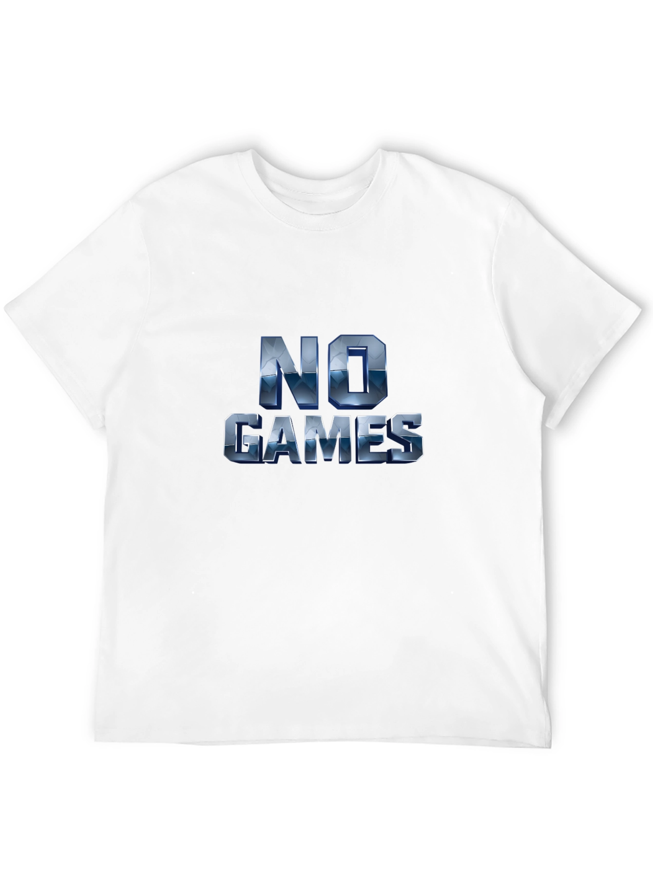 No Games Graphic T-Shirt - Modern Style