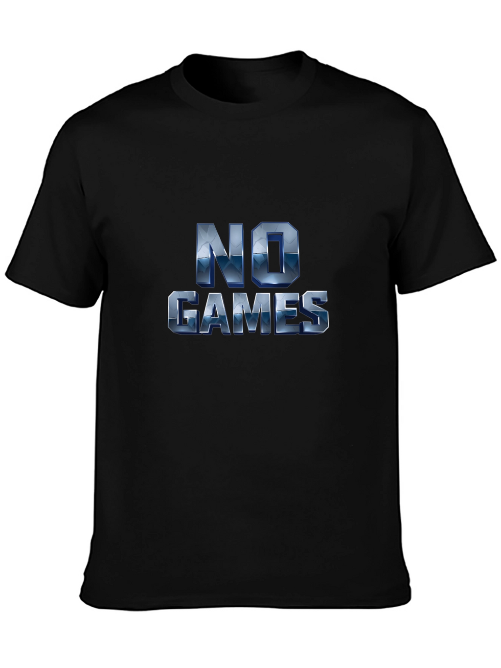 No Games Graphic T-Shirt - Modern Style