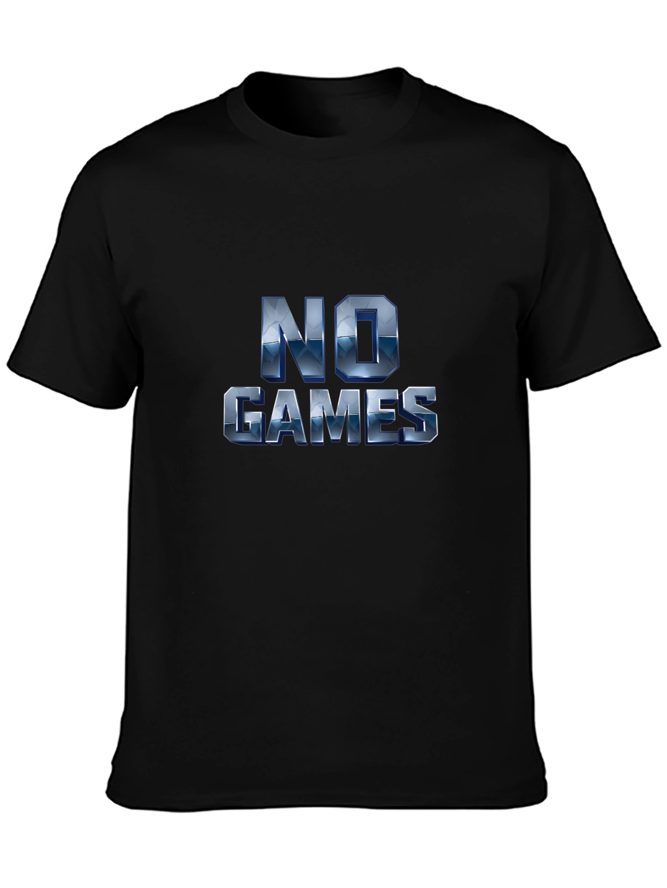 No Games Graphic T-Shirt - Modern Style