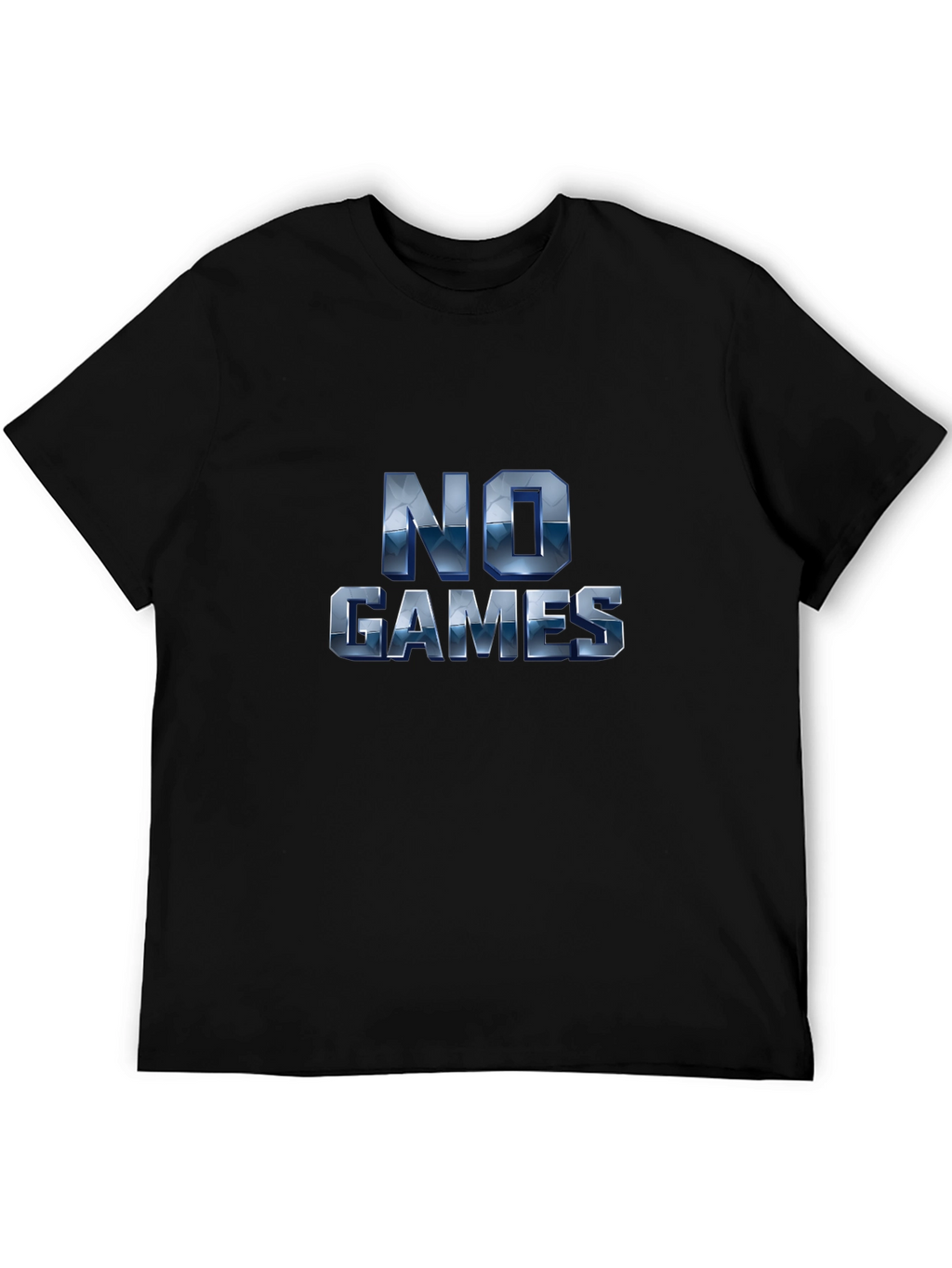 No Games Graphic T-Shirt - Modern Style