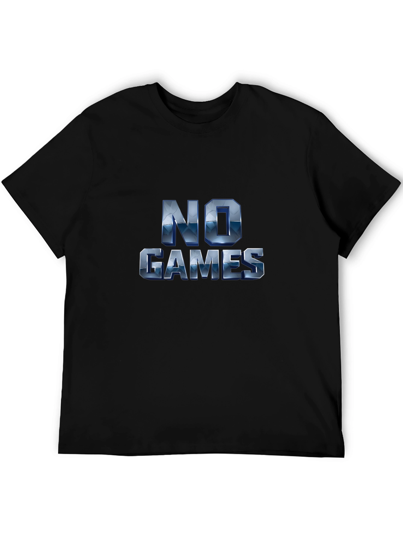 No Games Graphic T-Shirt - Modern Style