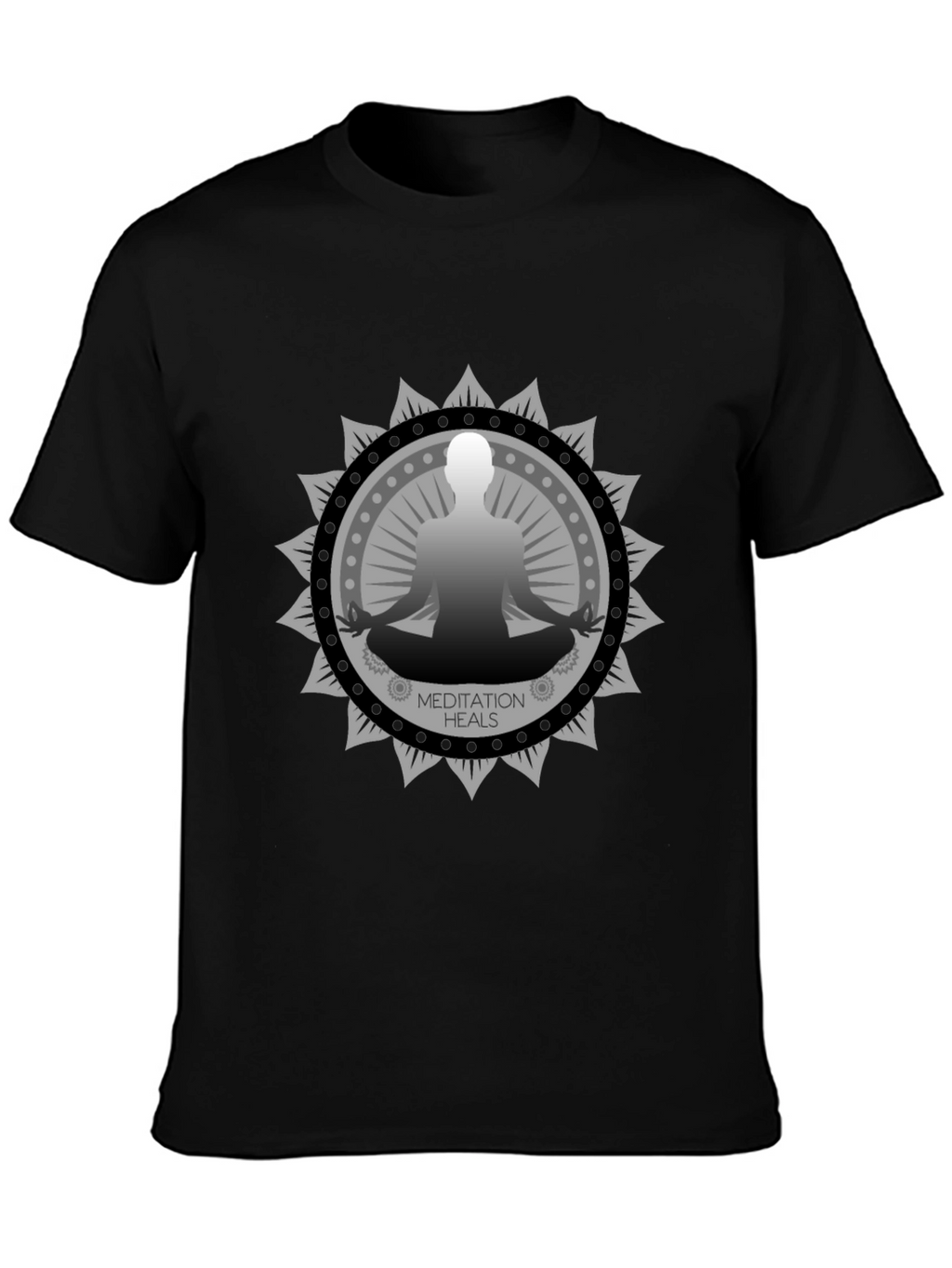 Meditation Heals Graphic T-Shirt - Zen Vibes
