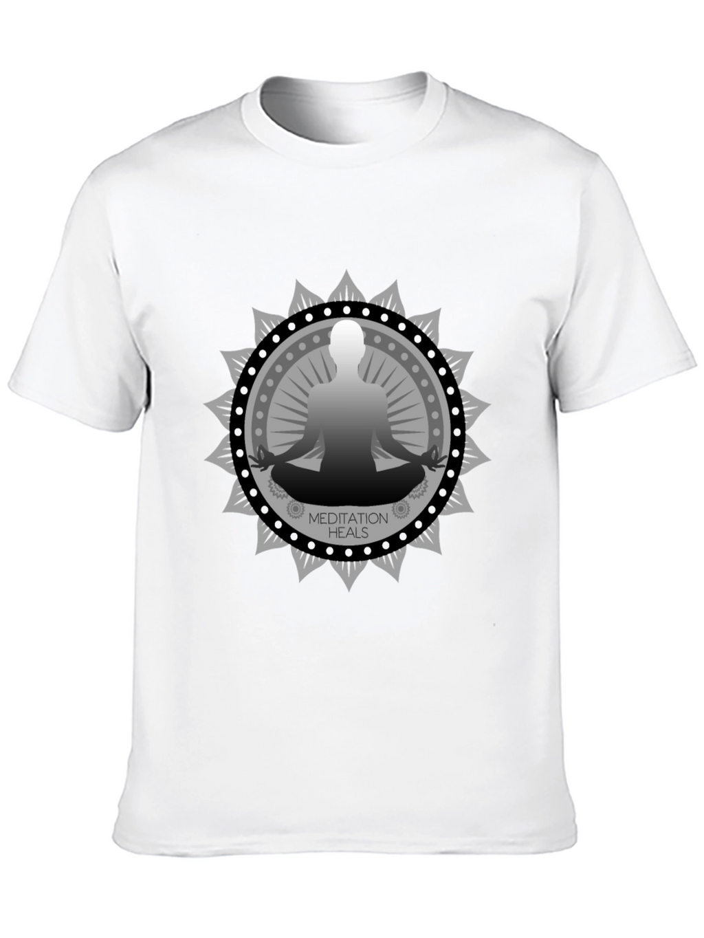 Meditation Heals Graphic T-Shirt - Zen Vibes