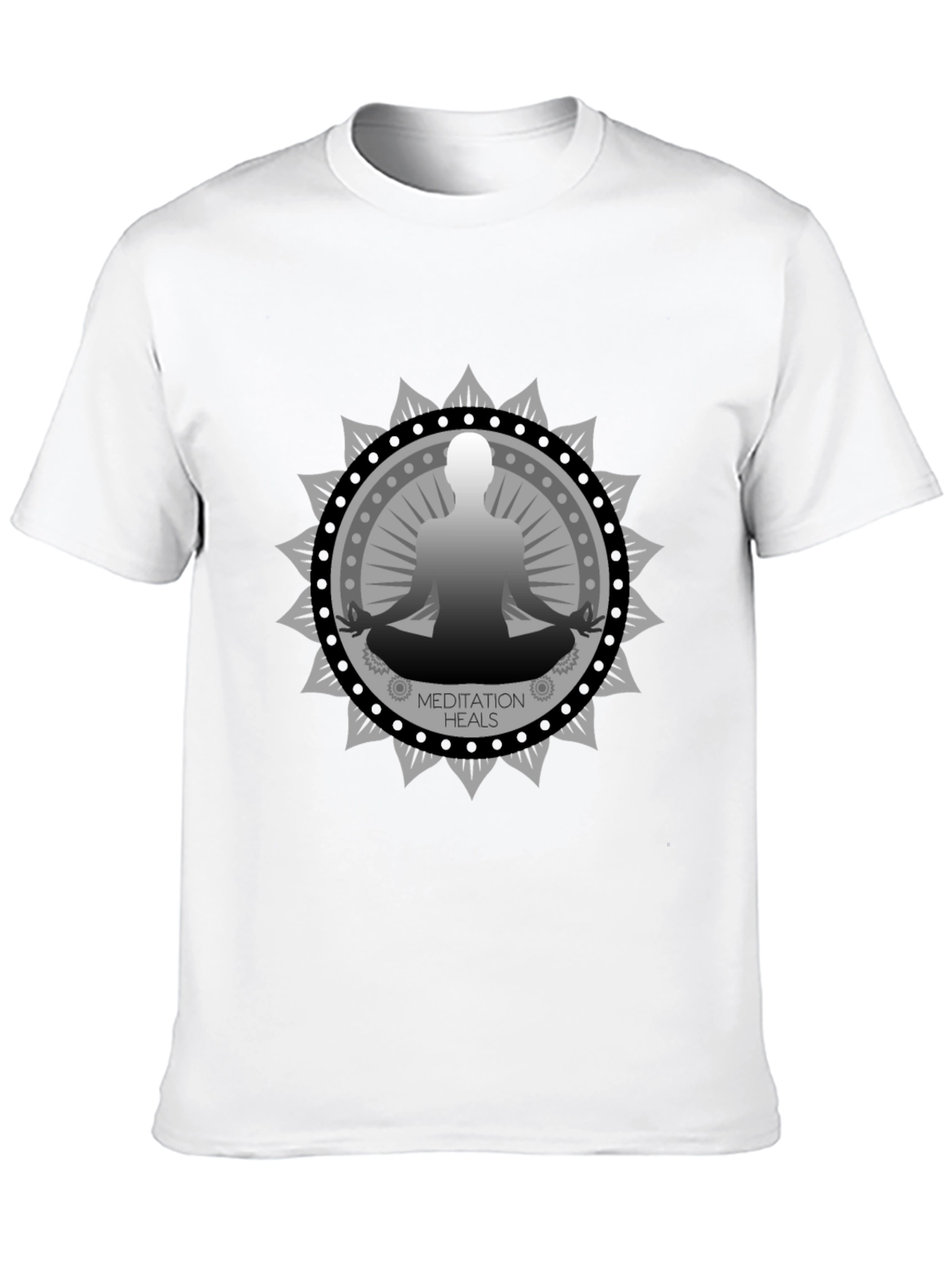 Meditation Heals Graphic T-Shirt - Zen Vibes