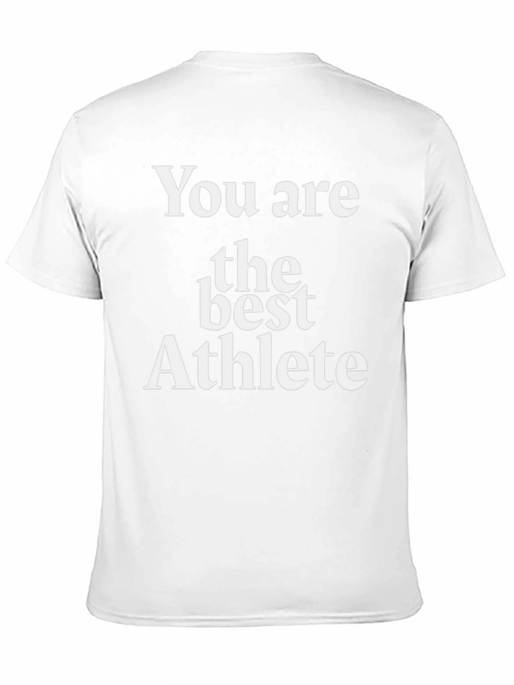 You Are The Best Athlete Graphic Tee - Black