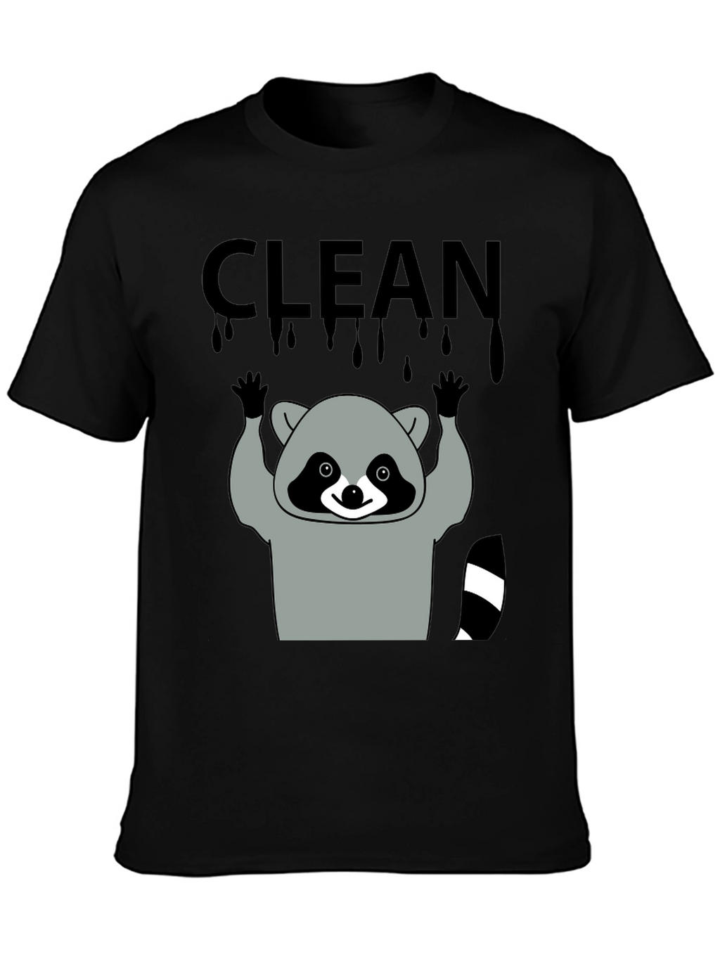 Clean Raccoon Graphic Tee