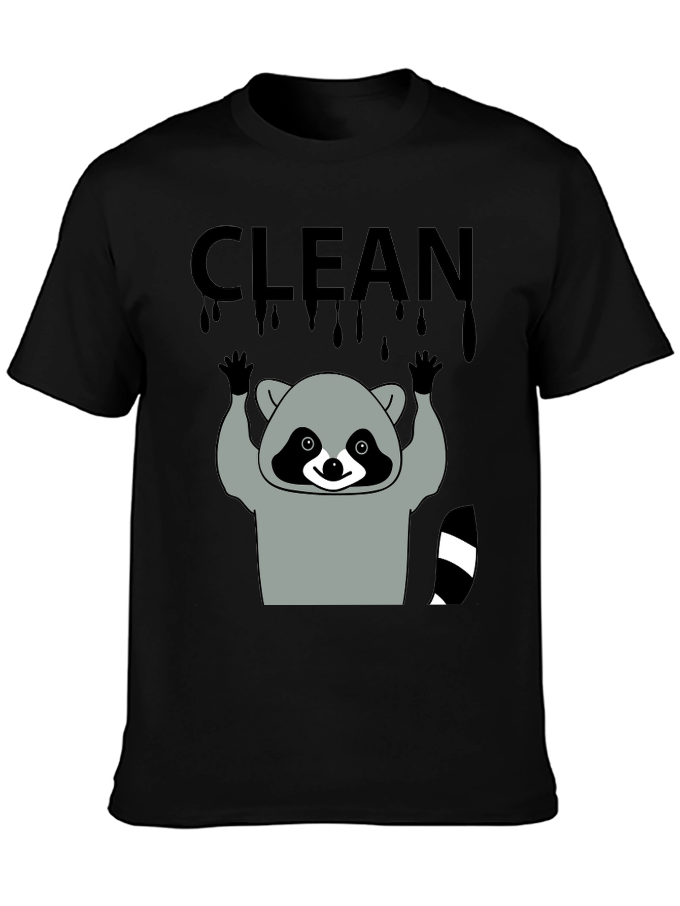 Clean Raccoon Graphic Tee
