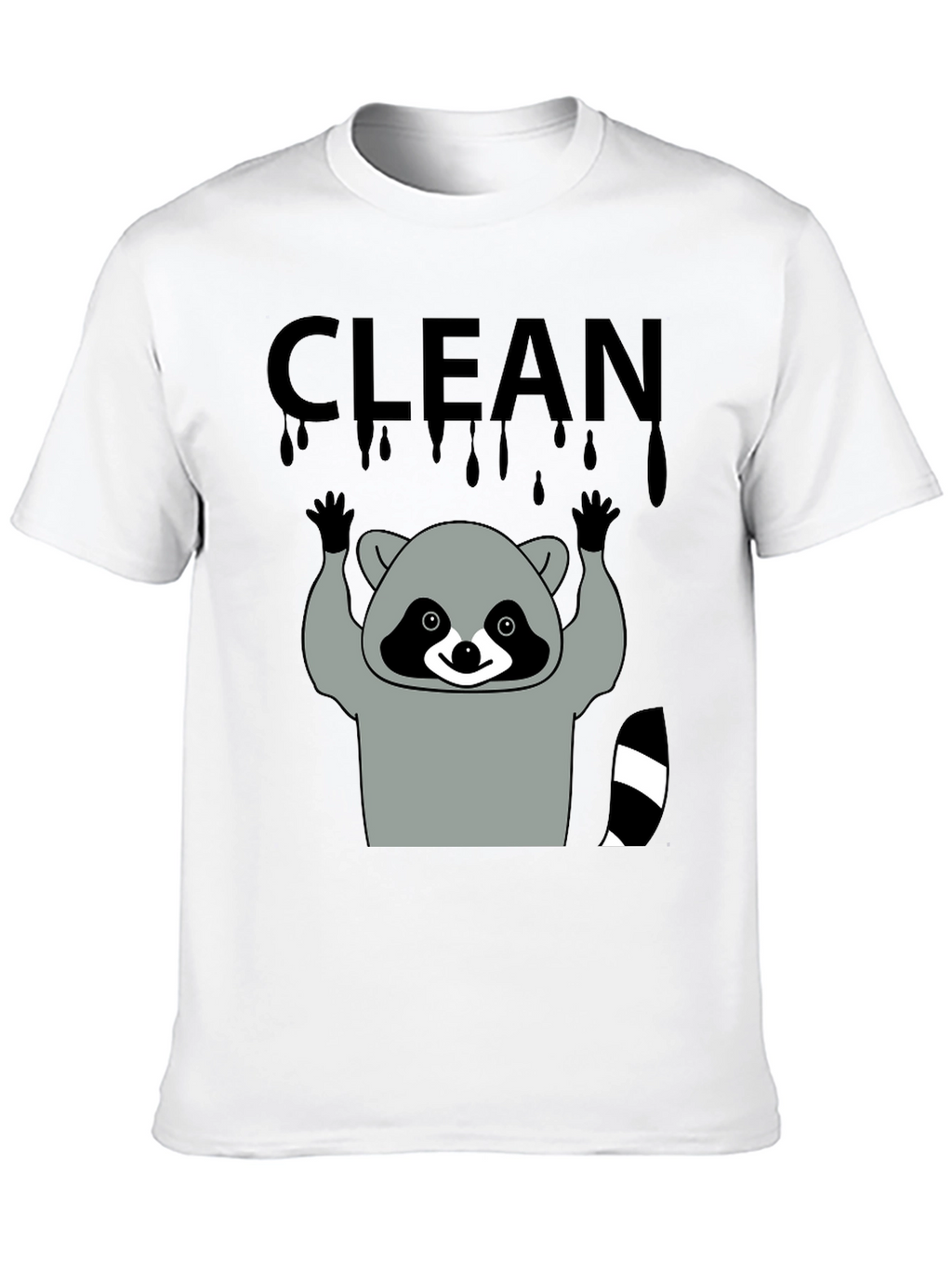 Clean Raccoon Graphic Tee