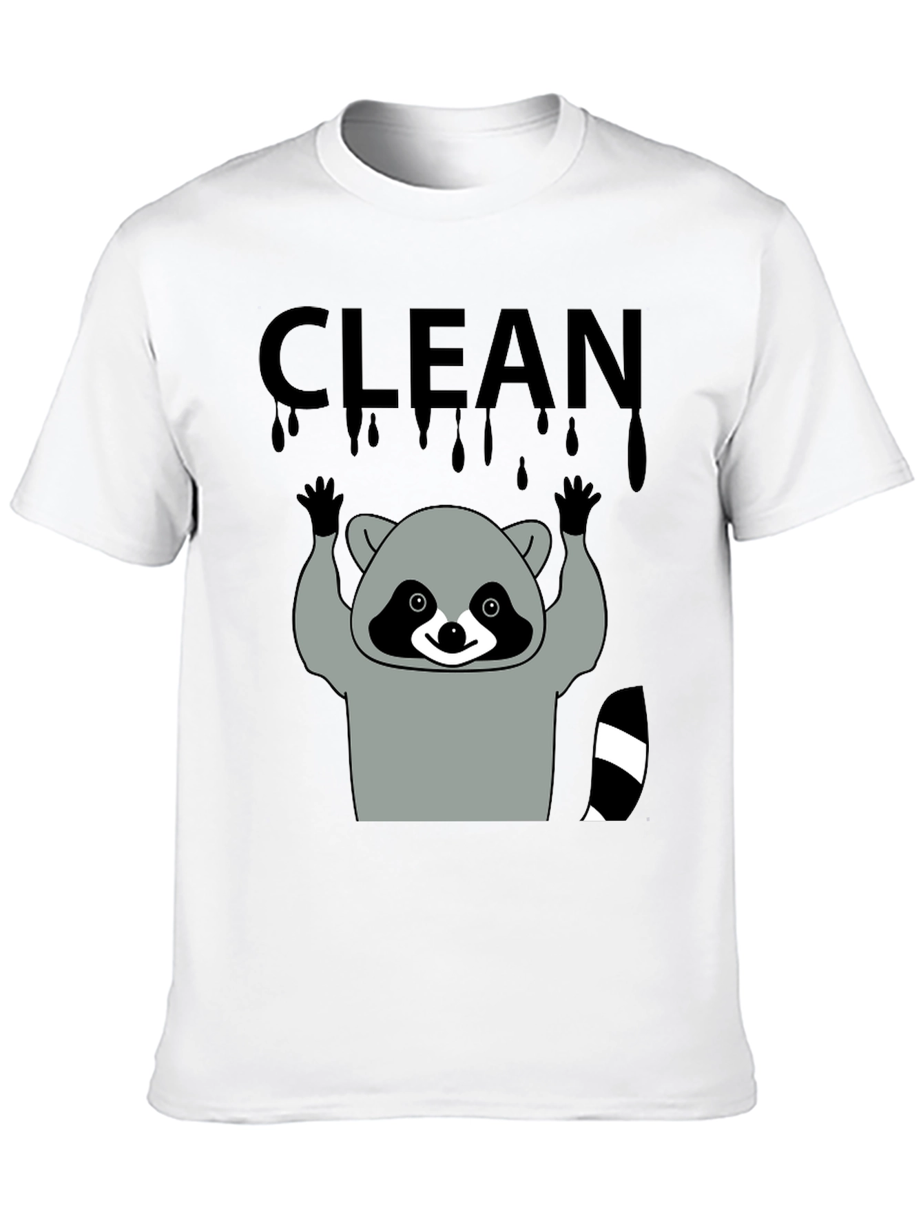 Clean Raccoon Graphic Tee