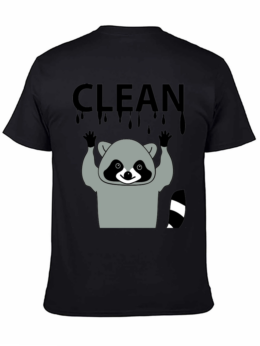 Clean Raccoon Graphic Tee