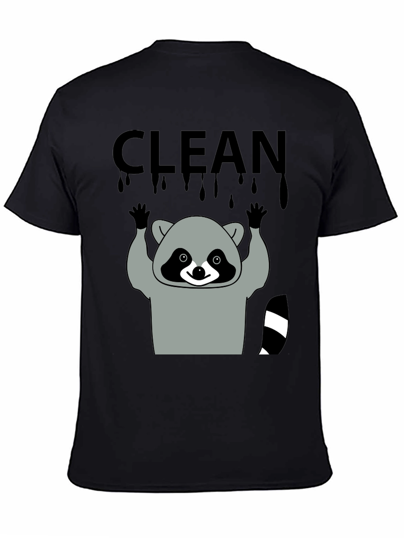 Clean Raccoon Graphic Tee