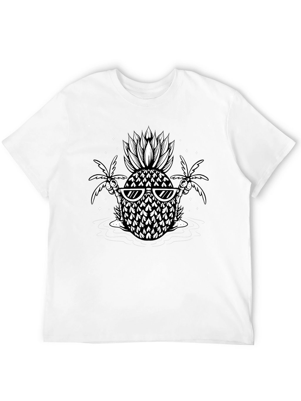 Cool Pineapple Graphic Tee - Island Vibes