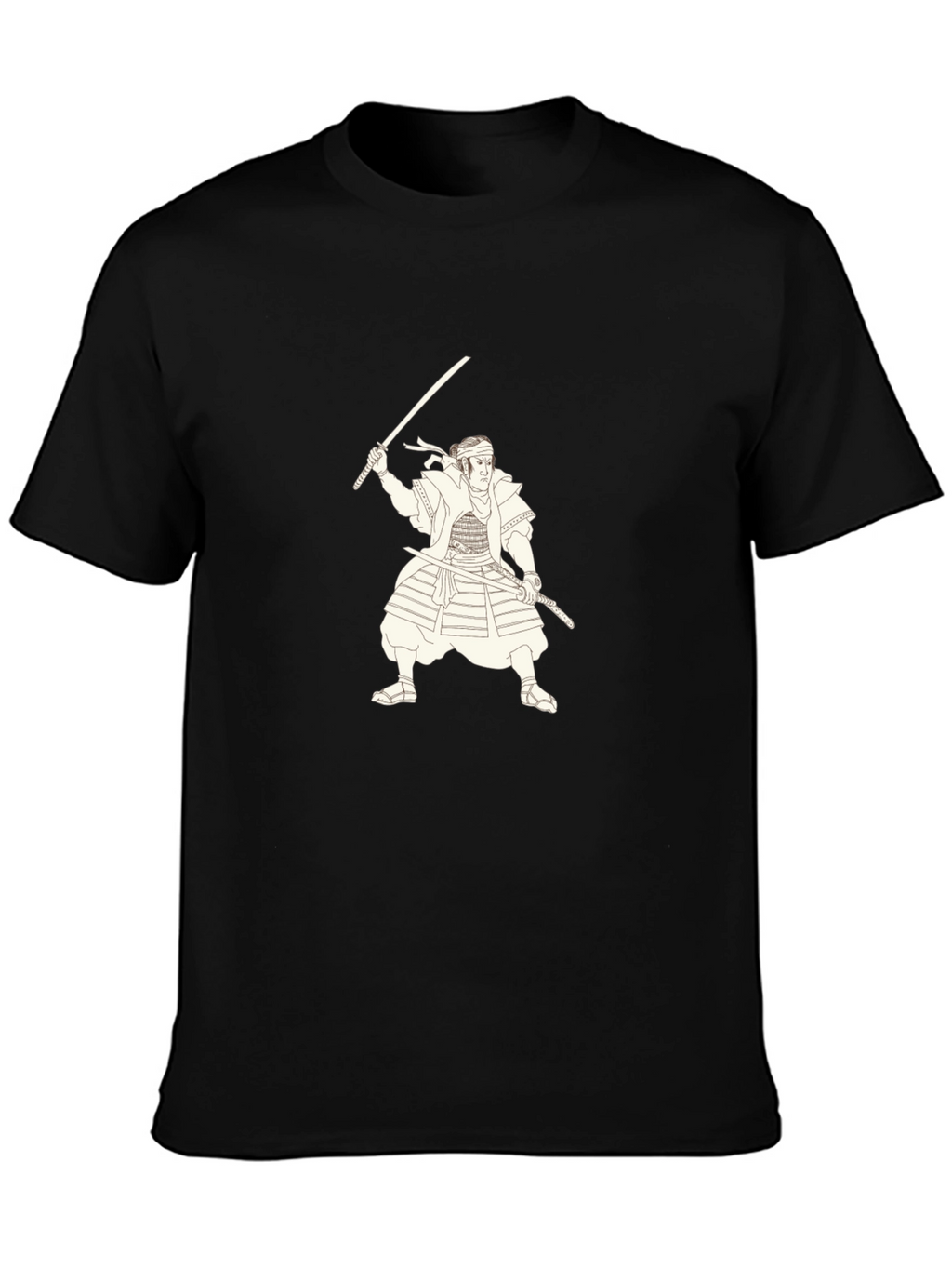 Samurai Warrior Graphic Print Tee