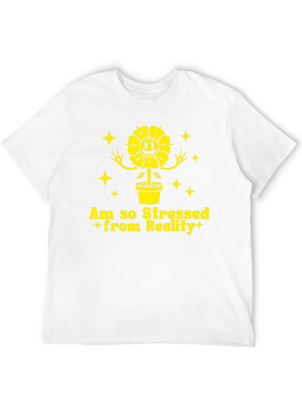 Stressed From Reality Black T-Shirt