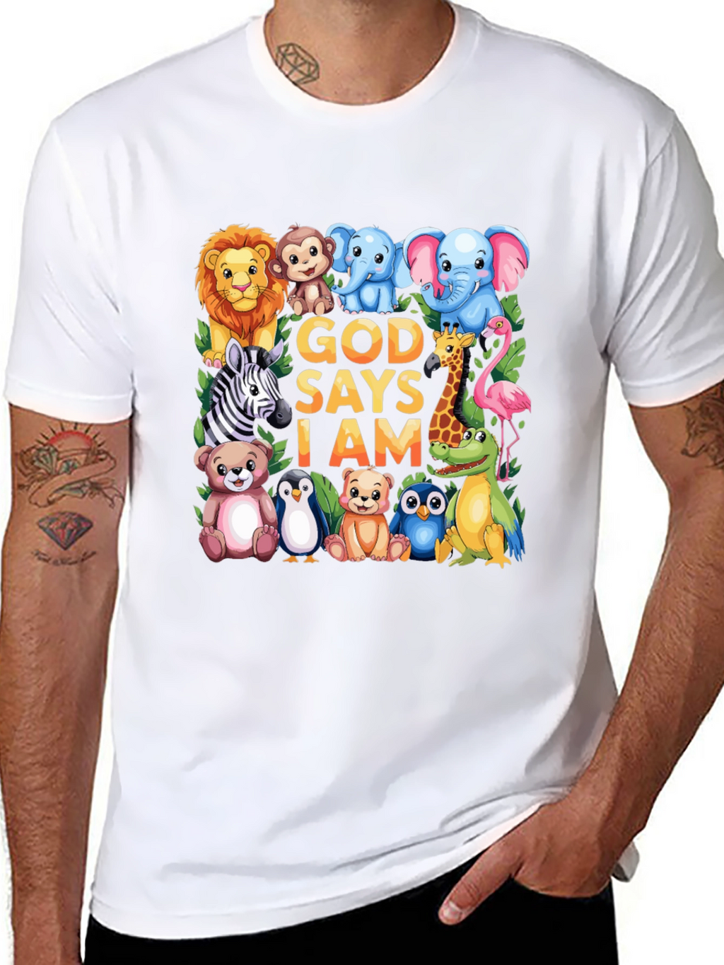 God Says I Am Animal T-Shirt