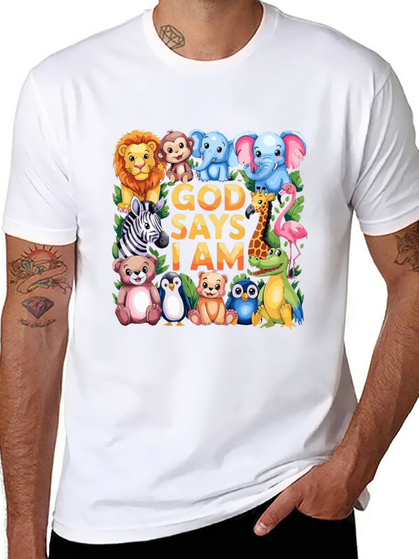 God Says I Am Animal T-Shirt