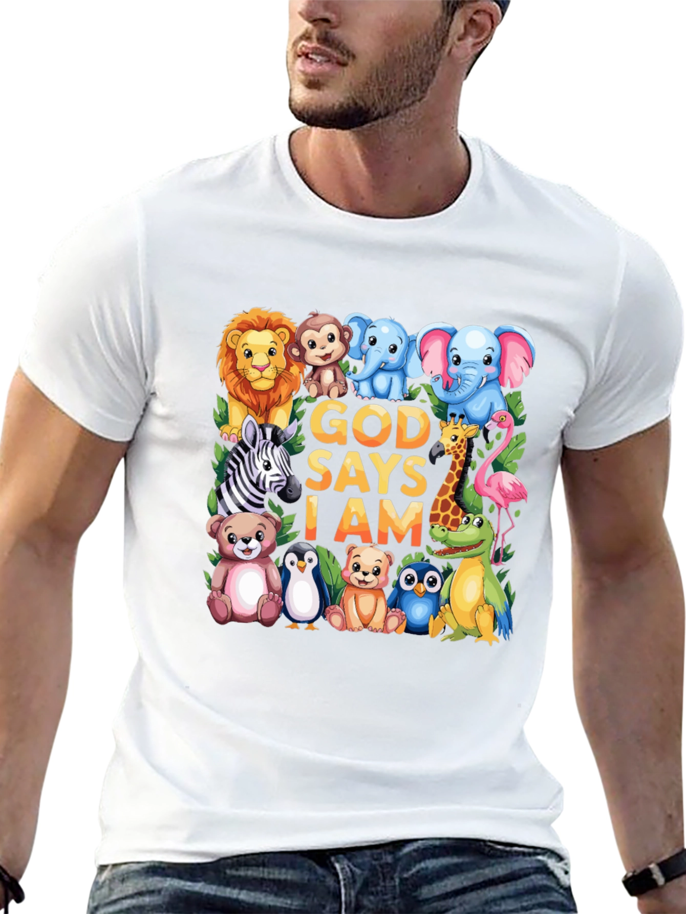 God Says I Am Animal T-Shirt