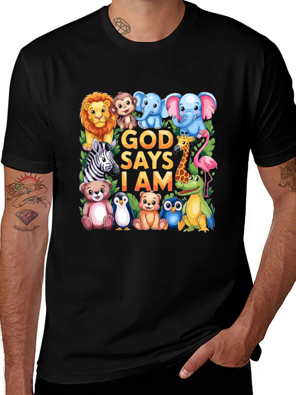 God Says I Am Animal T-Shirt