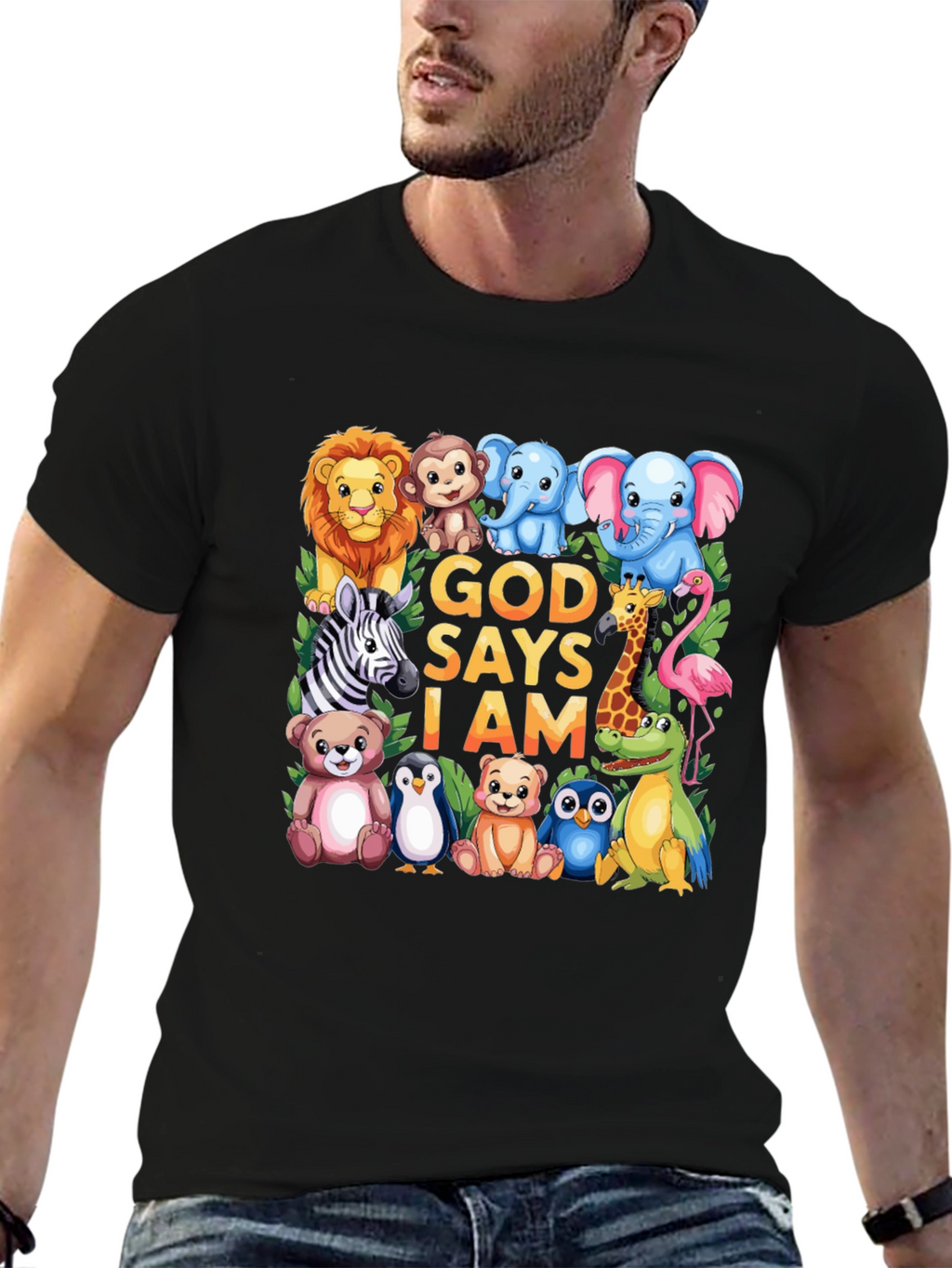 God Says I Am Animal T-Shirt