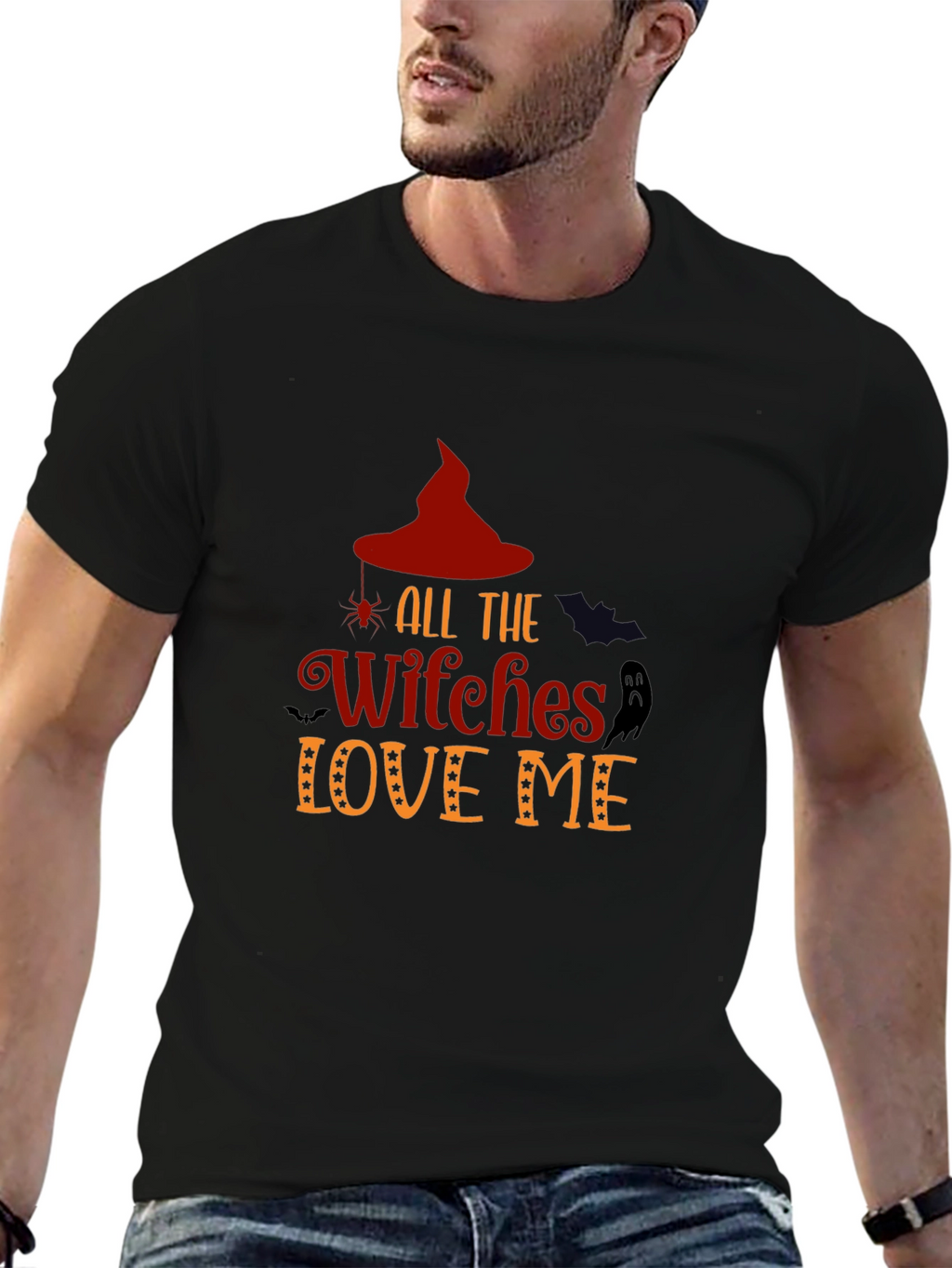 Halloween All The Witches Love Me T-Shirt