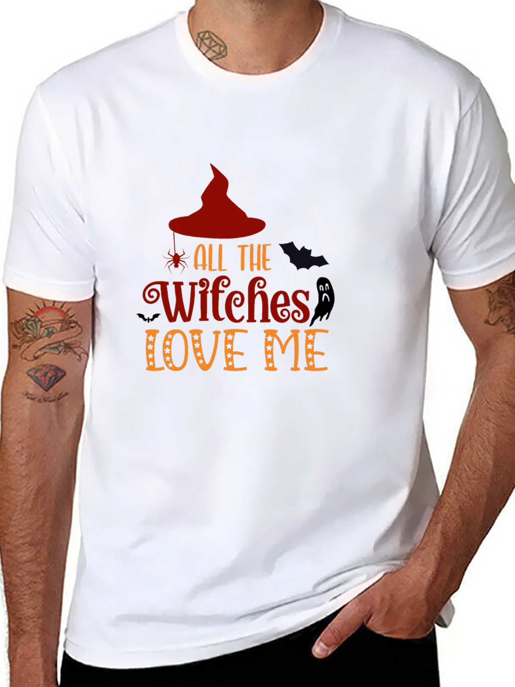 Halloween All The Witches Love Me T-Shirt