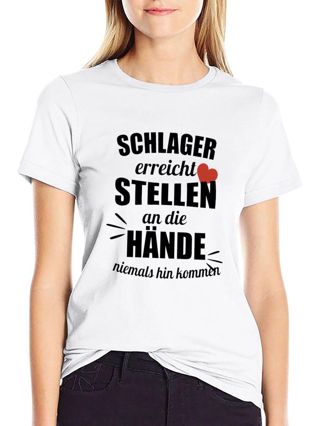 Schlager erreicht Heart Graphic T-Shirt