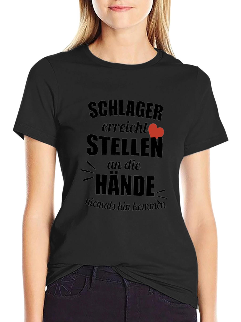 Schlager erreicht Heart Graphic T-Shirt