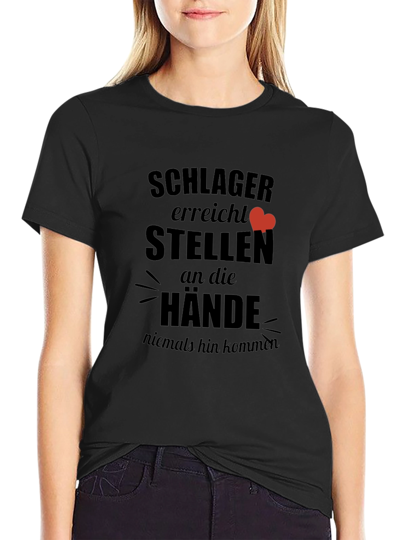 Schlager erreicht Heart Graphic T-Shirt