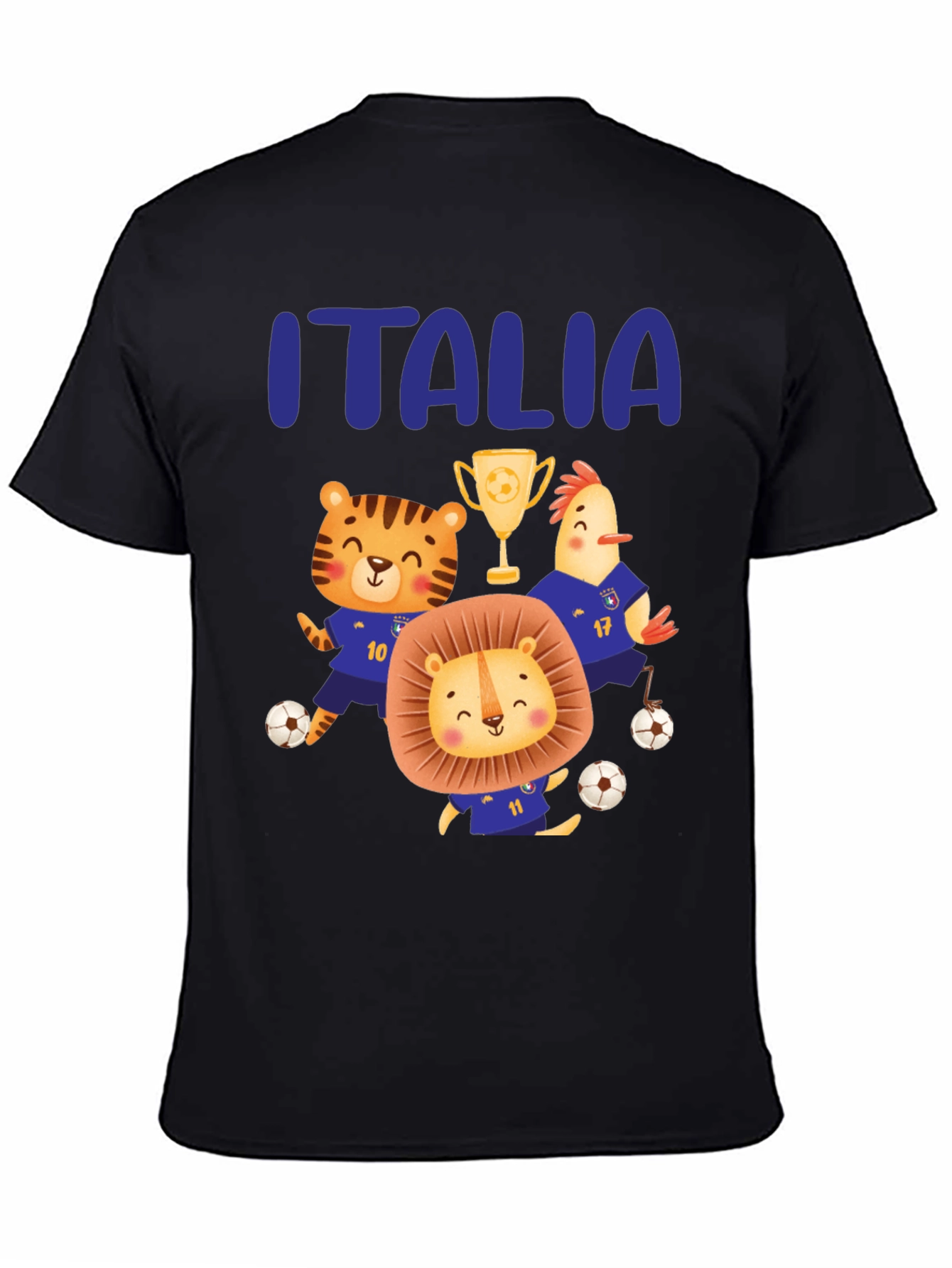 Italia Soccer Animals T-Shirt