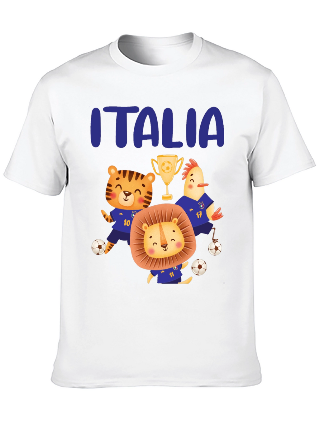 Italia Soccer Animals T-Shirt