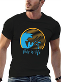 This is Life T-Shirt - Surfing Beach Ocean