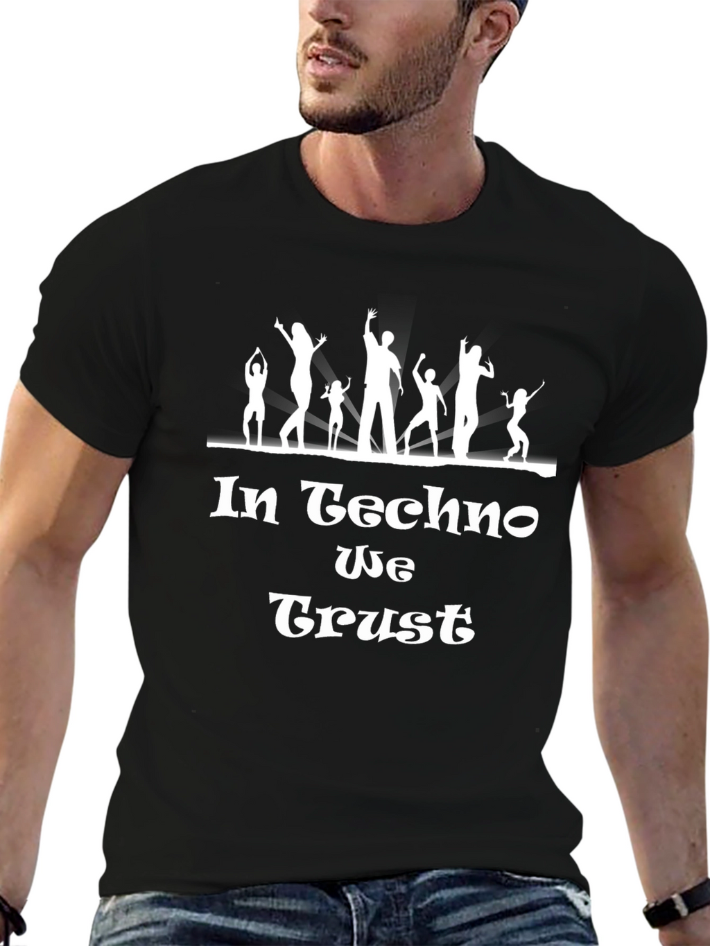 In Techno We Trust Graphic Tee