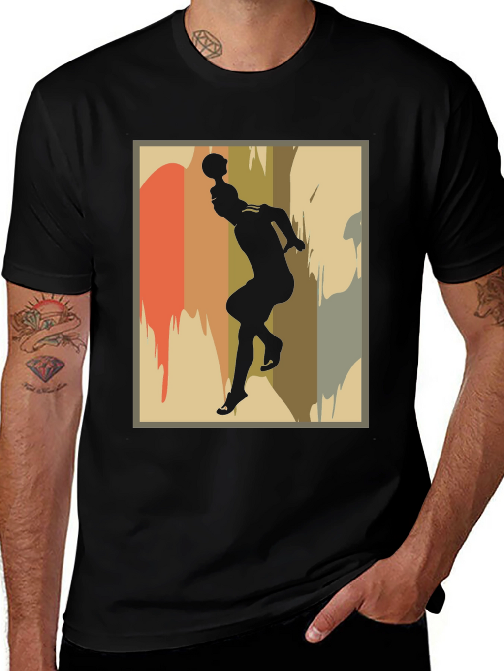 Retro Silhouette Graphic T-Shirt