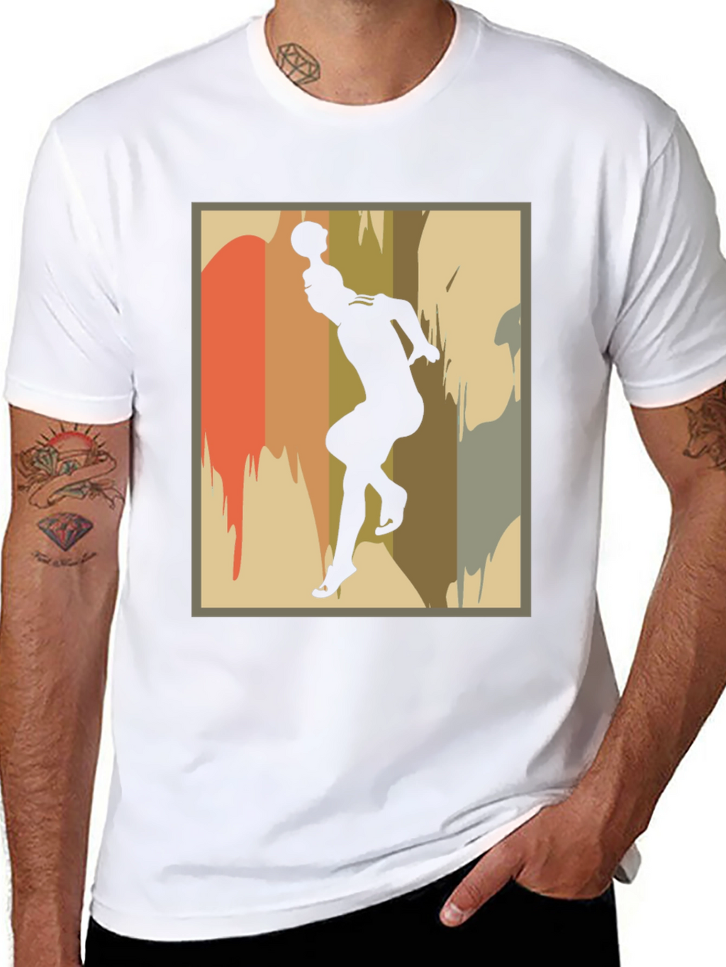 Retro Silhouette Graphic T-Shirt