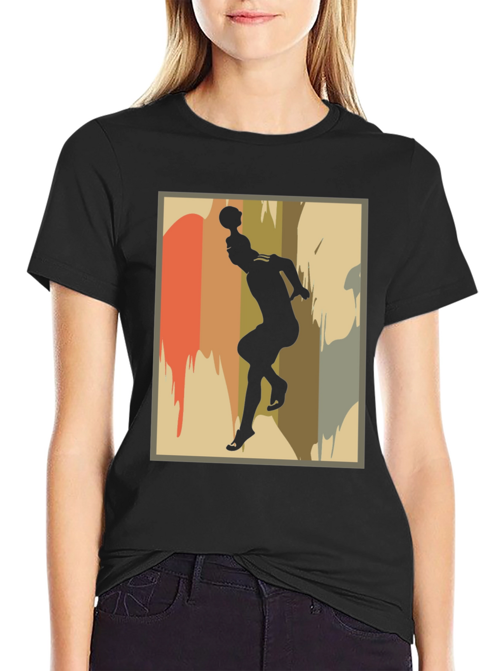 Retro Silhouette Graphic T-Shirt