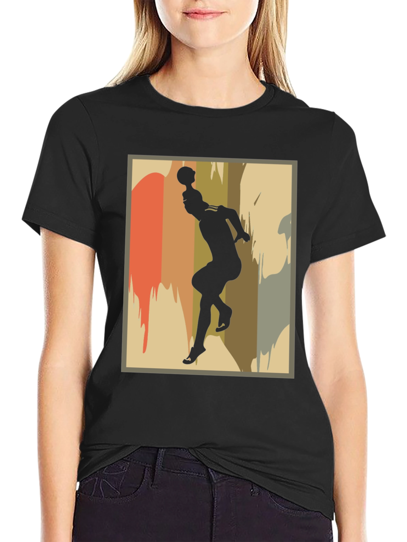 Retro Silhouette Graphic T-Shirt