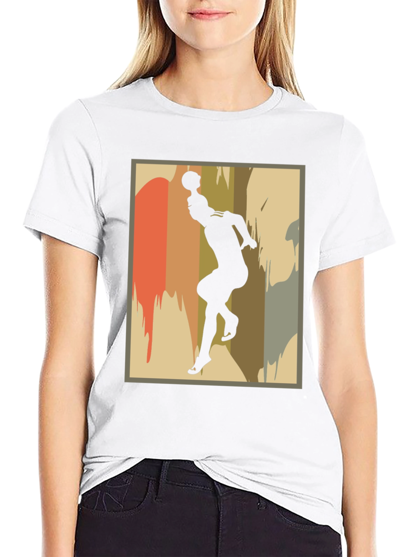 Retro Silhouette Graphic T-Shirt