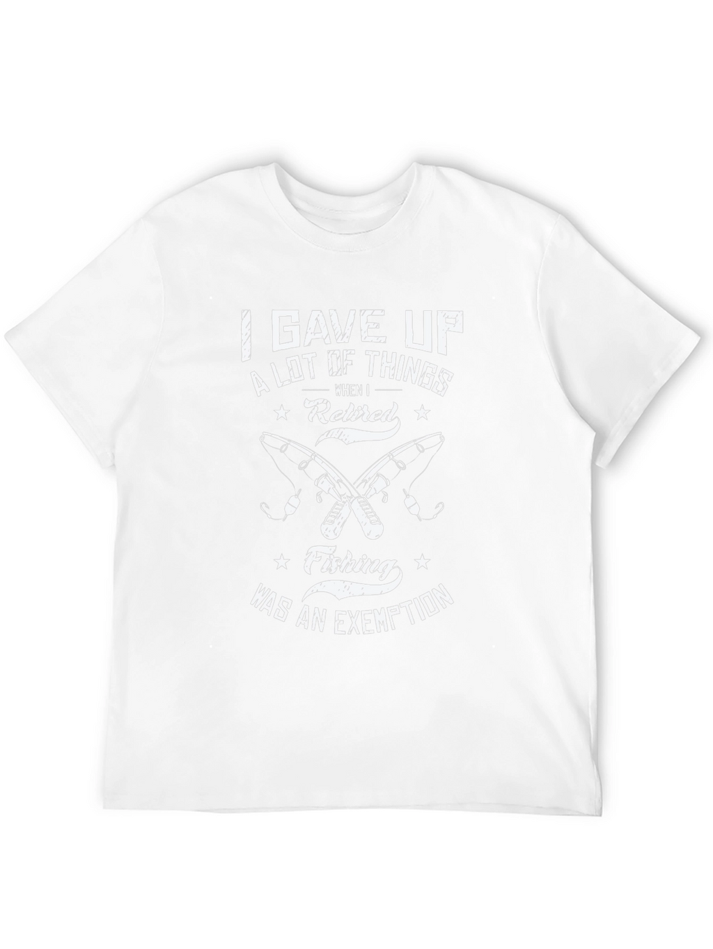 Retired Fishing T-Shirt - Fishermans Exemption