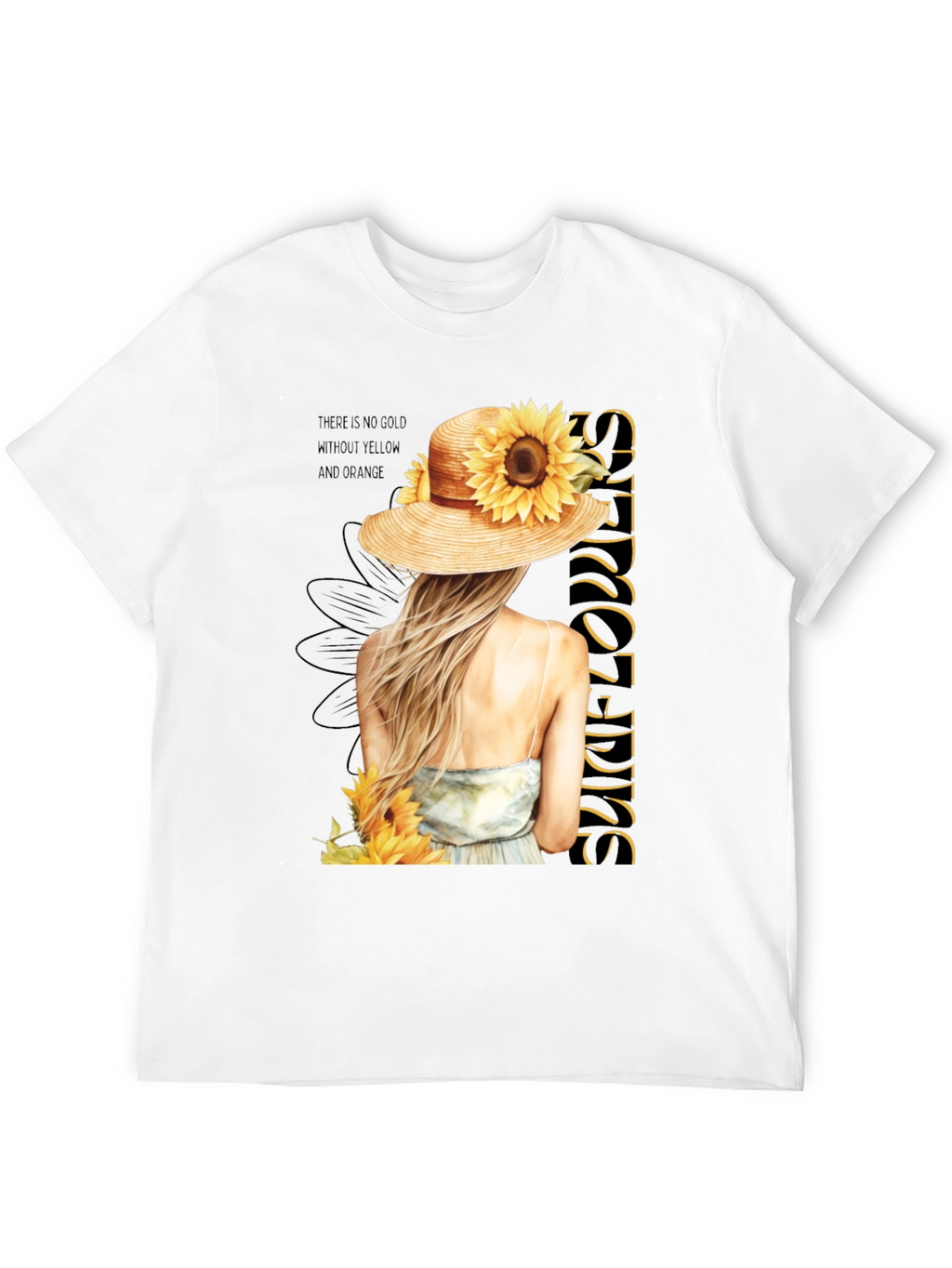 Sunflower Girl Graphic Tee - Stylish & Unique!