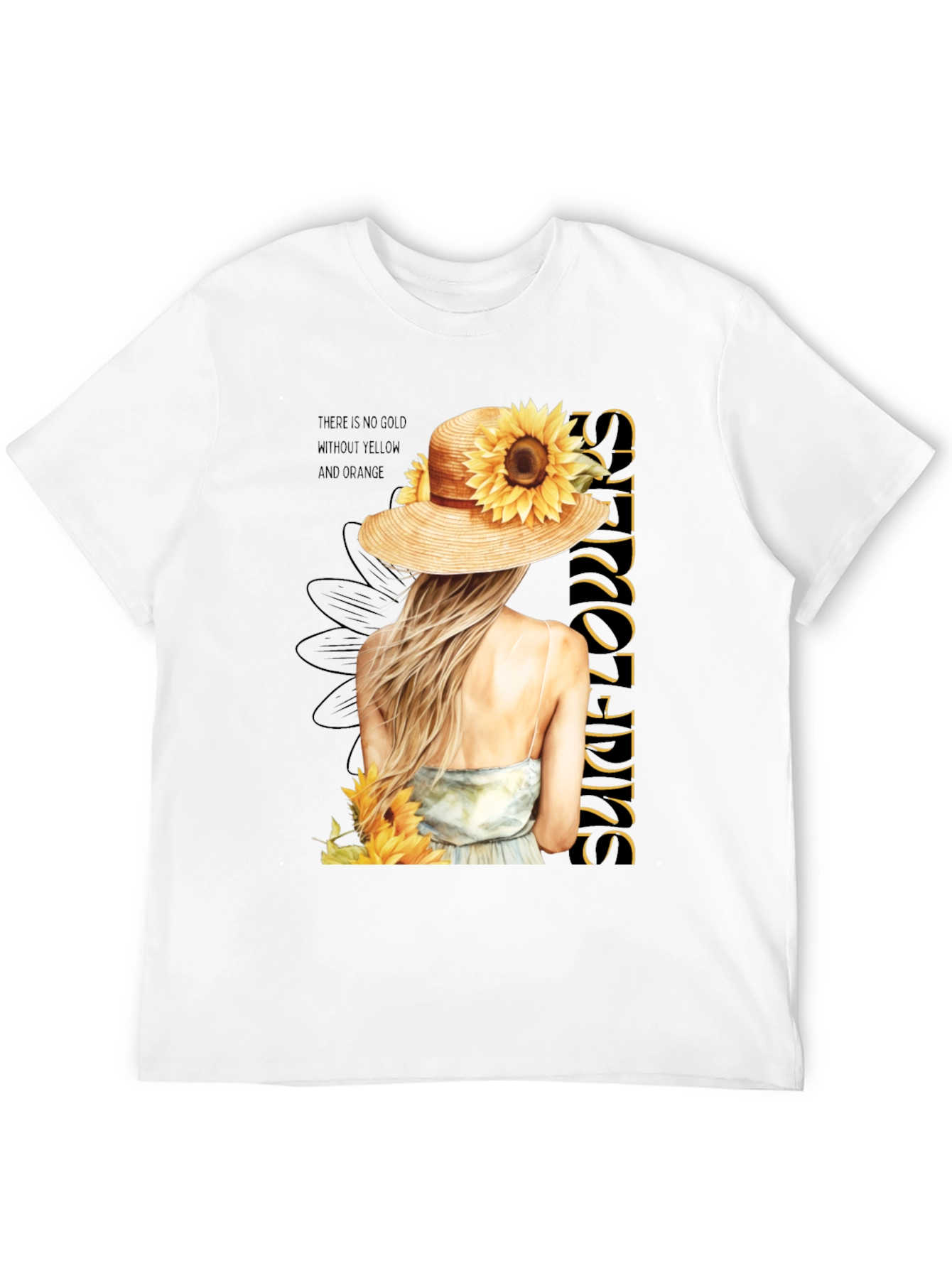 Sunflower Girl Graphic Tee - Stylish & Unique!