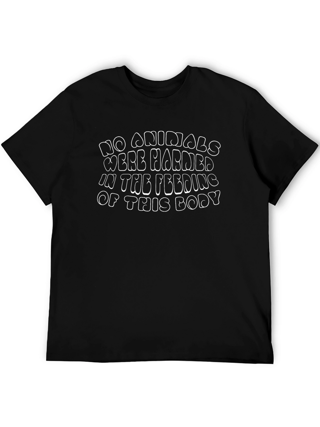 Vegan Statement T-Shirt - No Animals Harmed