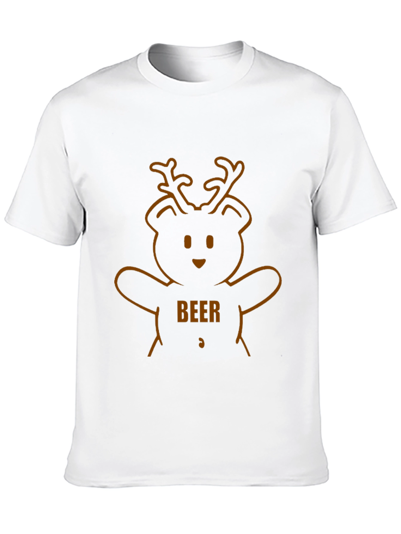 Beer Bear Graphic Tee - Mens Black T-Shirt