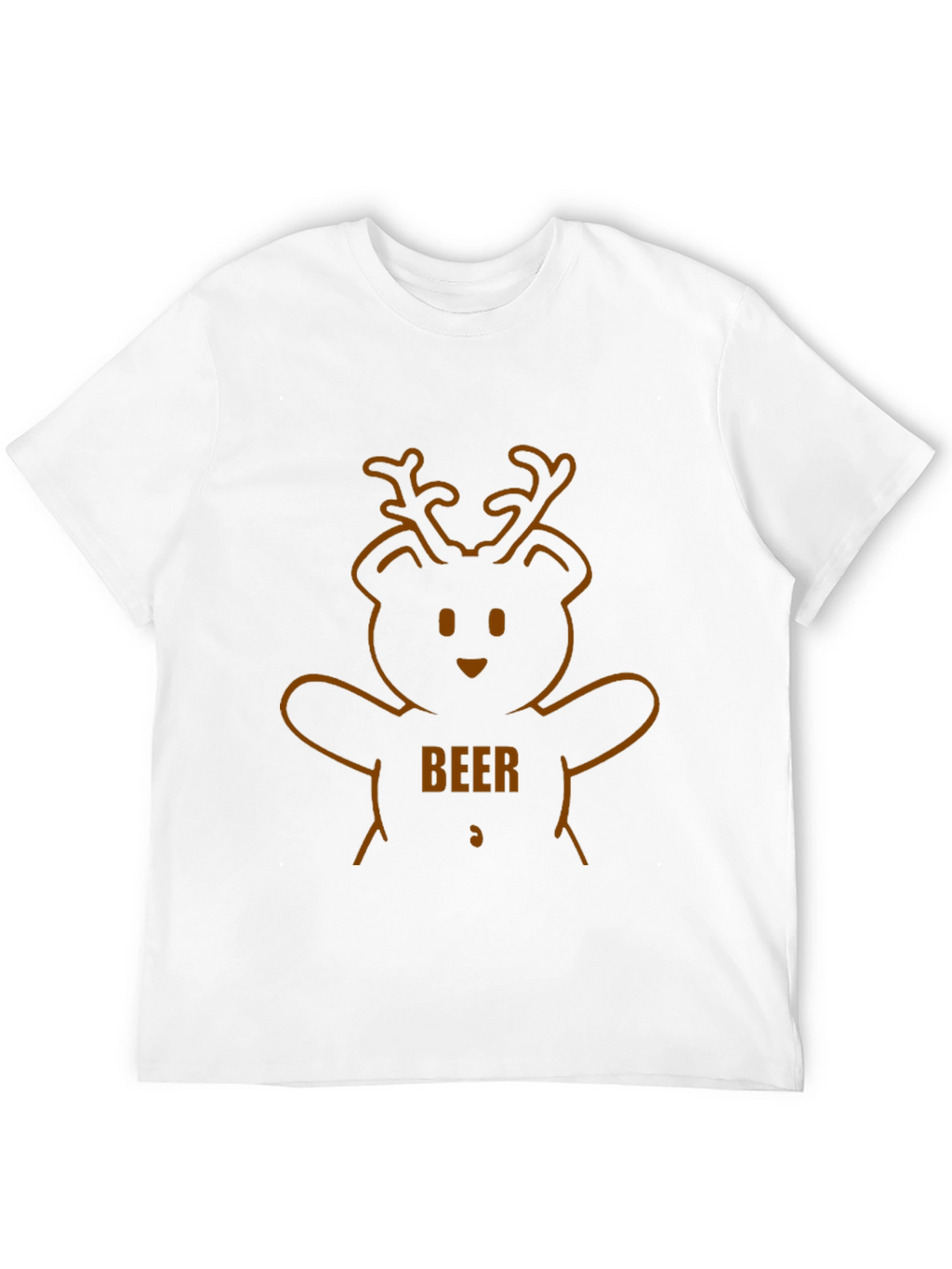 Beer Bear Graphic Tee - Mens Black T-Shirt