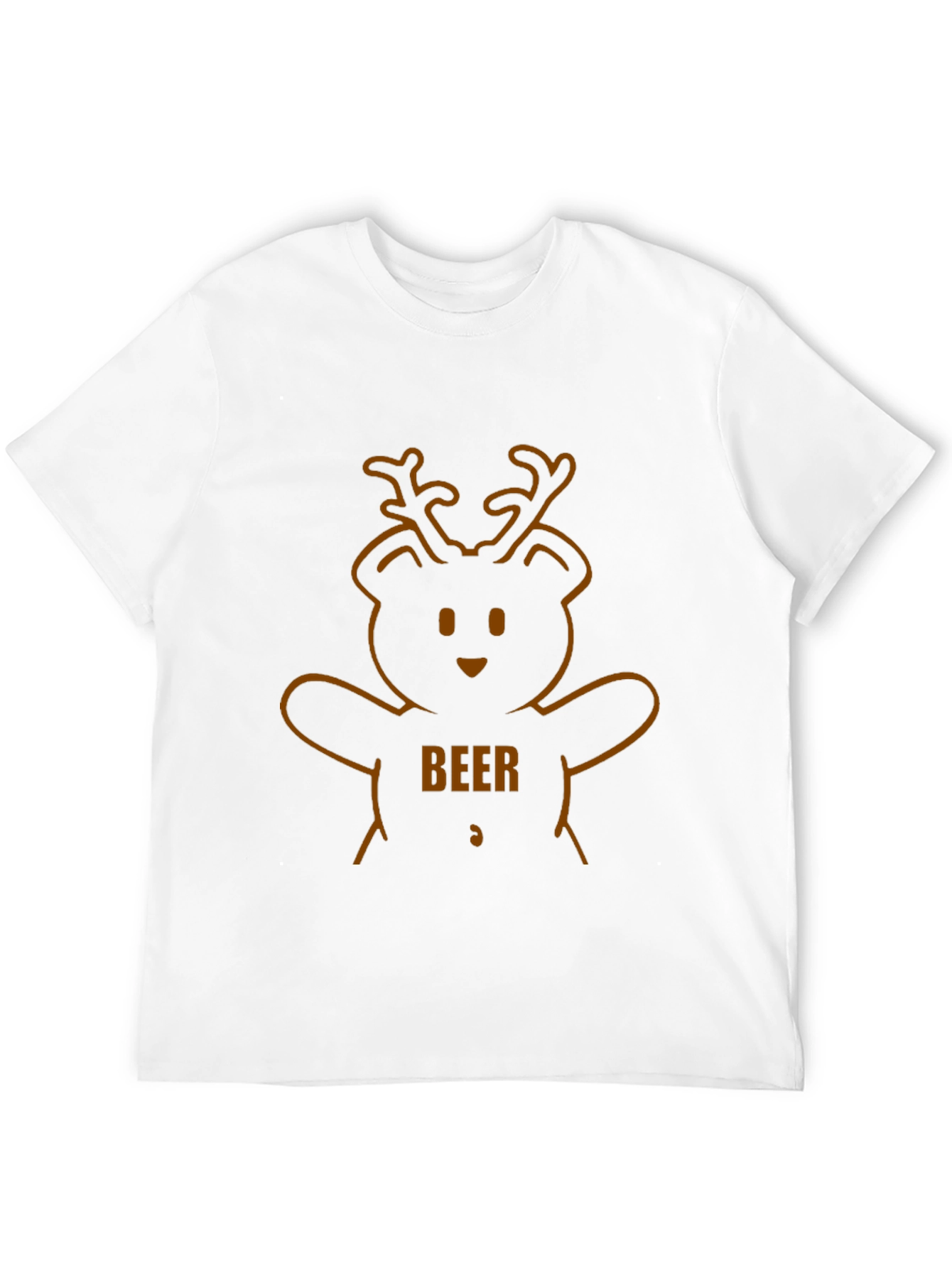 Beer Bear Graphic Tee - Mens Black T-Shirt