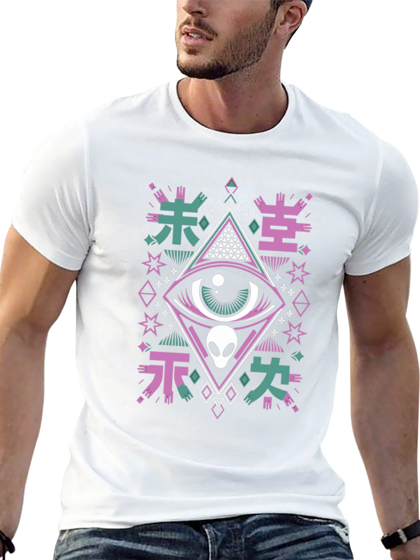Mystic Alien Eye Graphic Tee - Unisex