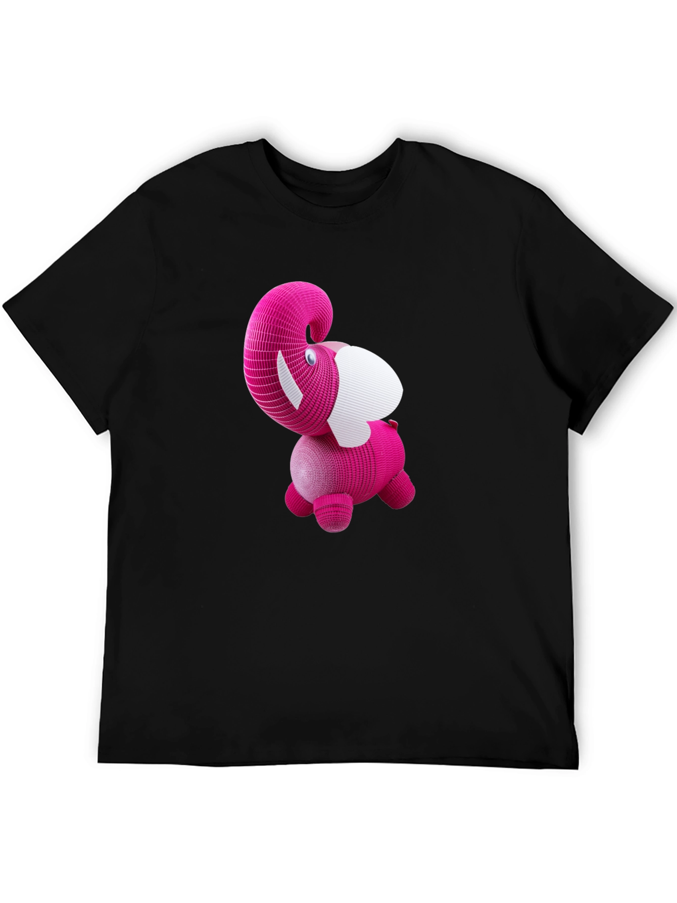Pink Elephant Tee - Unique Graphic Design