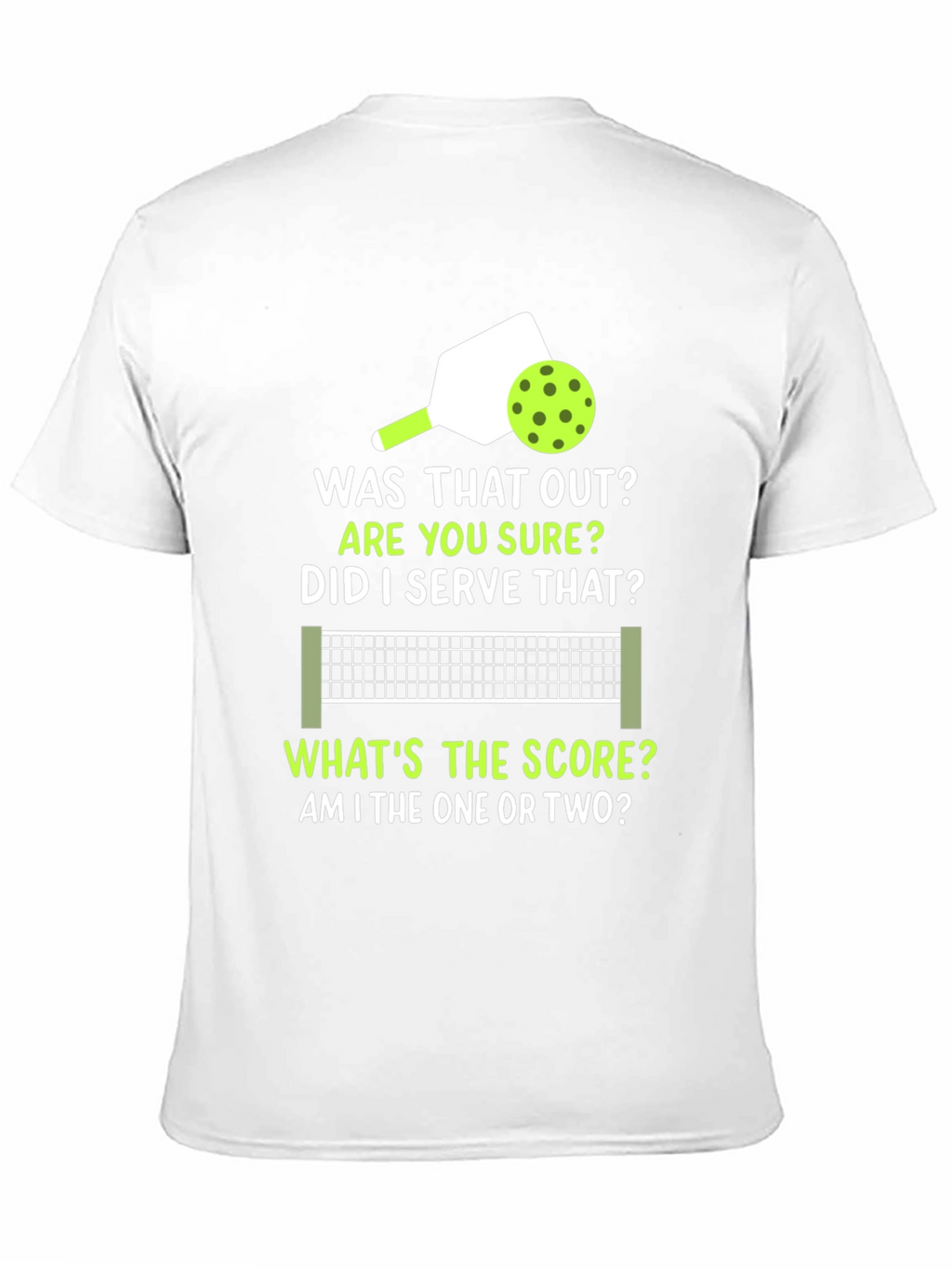 Pickleball T-Shirt: Was That Out? Funny Sports Tee