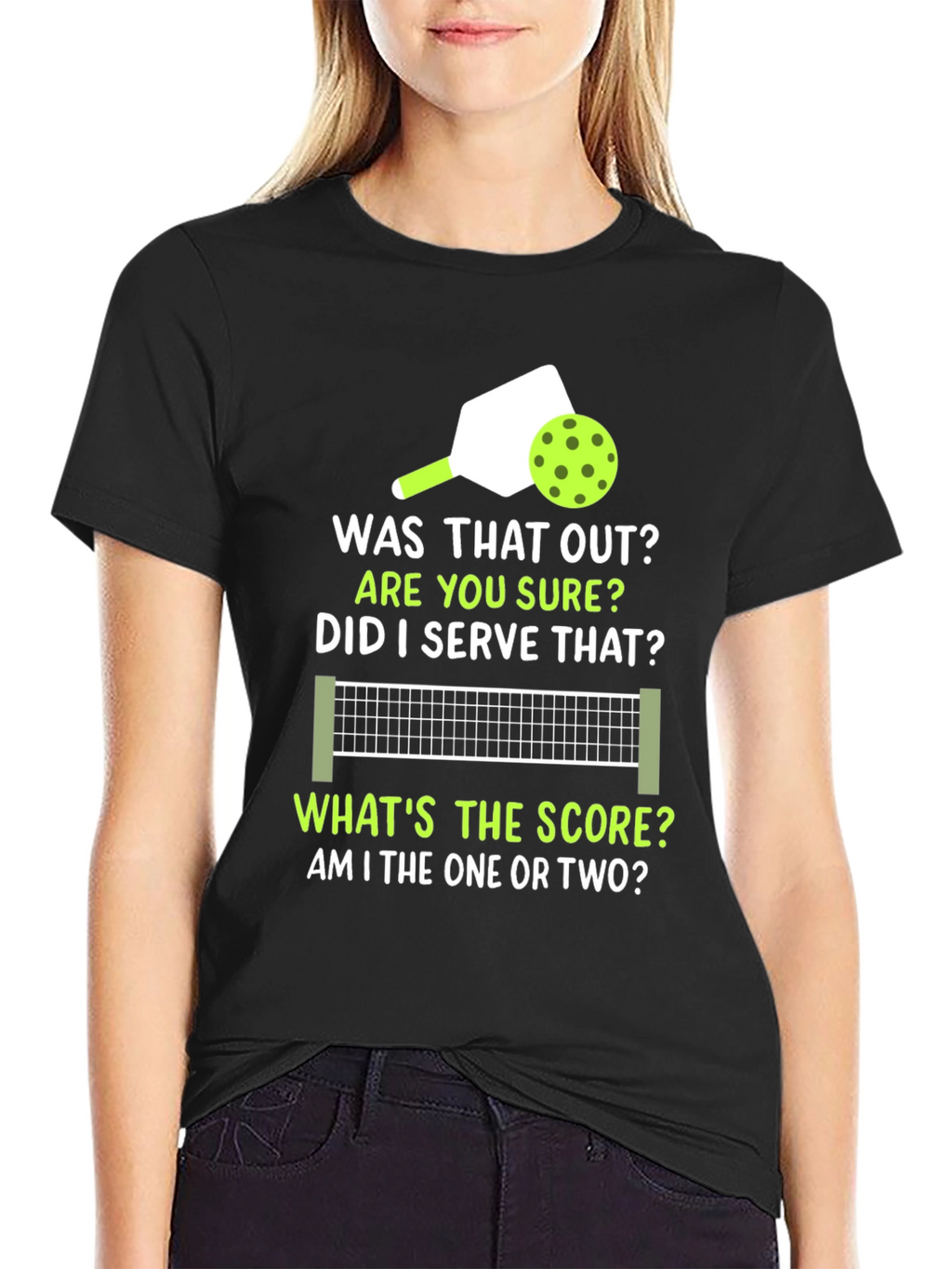 Pickleball T-Shirt: Was That Out? Funny Sports Tee