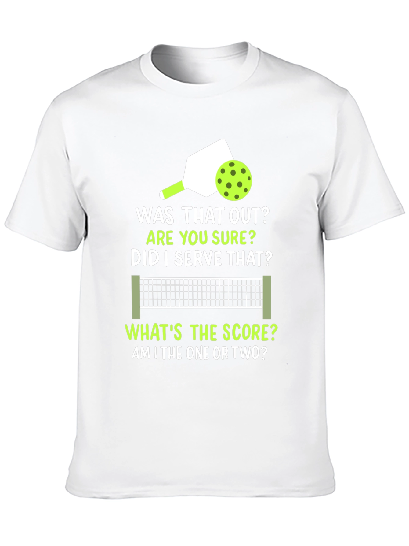 Pickleball T-Shirt: Was That Out? Funny Sports Tee
