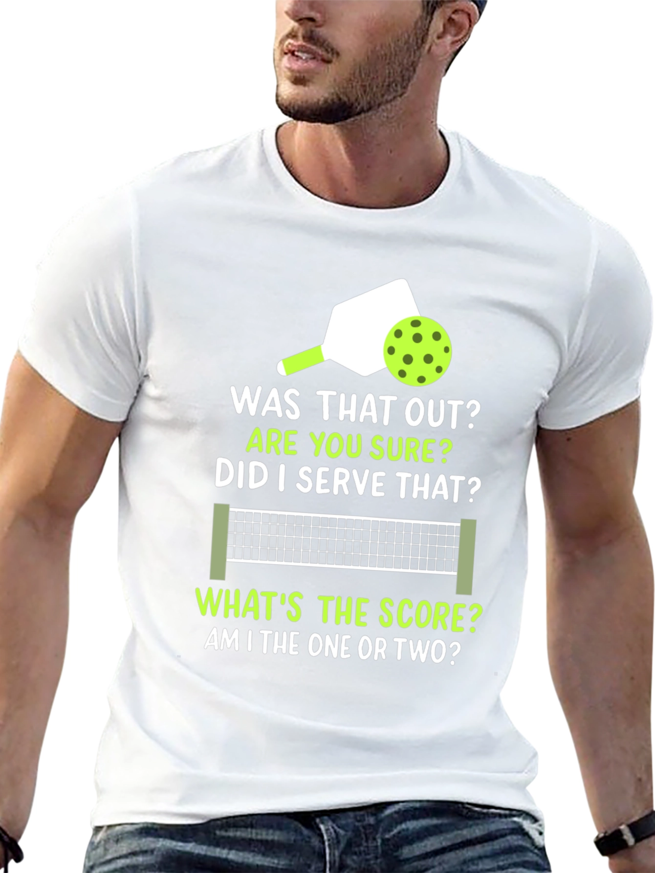 Pickleball T-Shirt: Was That Out? Funny Sports Tee
